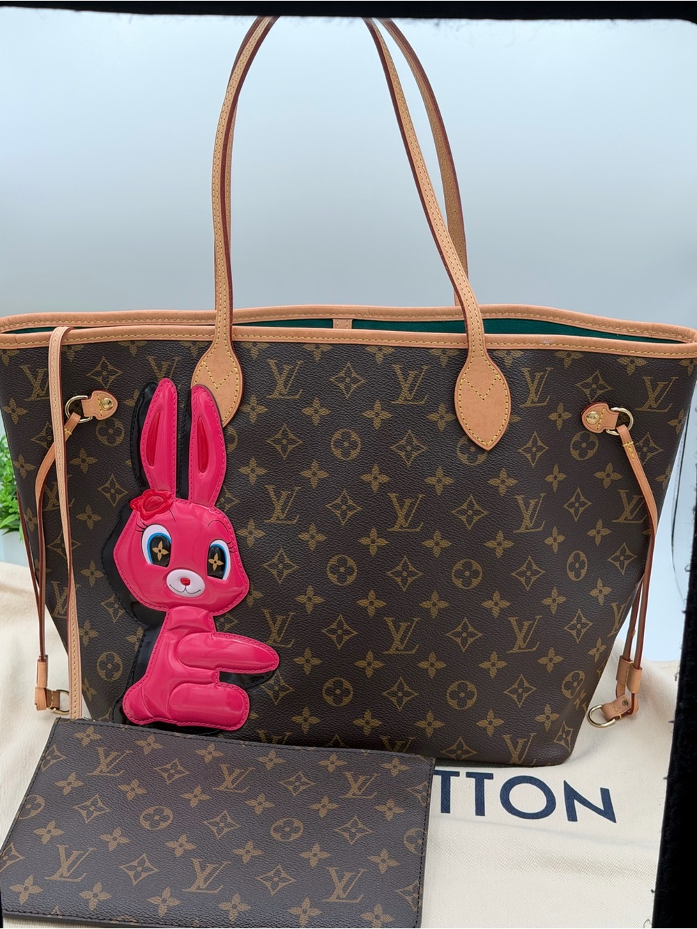 Louis Vuitton Tote Bag Monogram Sun Yitian Collaboration Neverfull MM unused 🔥😍 - Picture 5 of 11